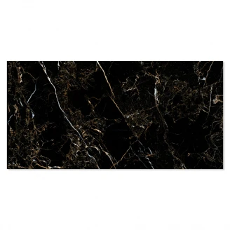 Marmor Klinker Portloren Svart Polerad 60x120 cm